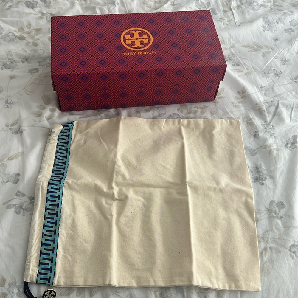 Tory Burch EMPTY shoe box and shoe bag